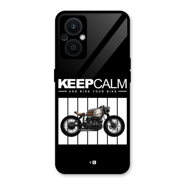 Keeps Calm Glass Back Case for Oppo F21s Pro 5G