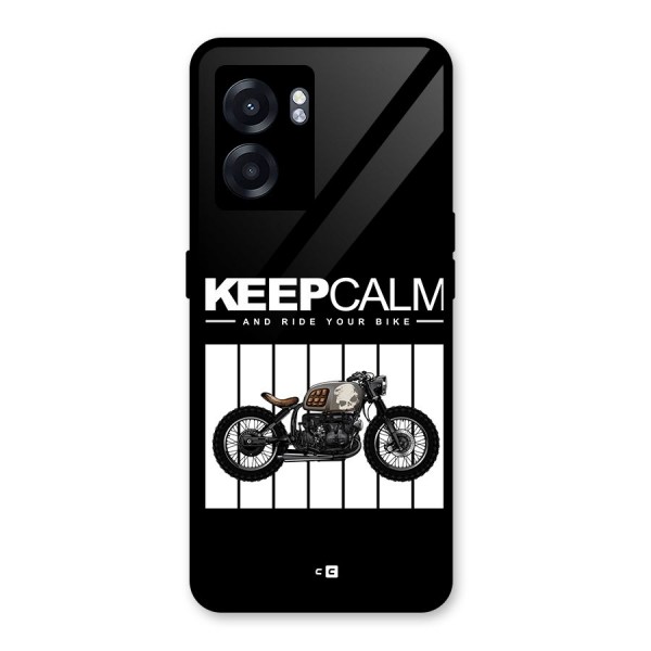 Keeps Calm Glass Back Case for Oppo K10 (5G)