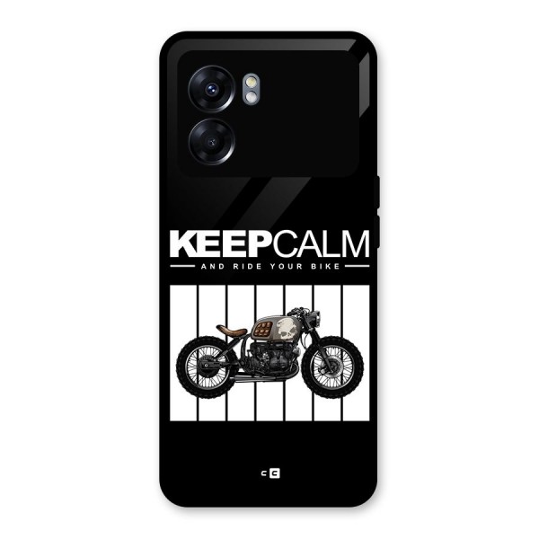 Keeps Calm Glass Back Case for Oppo K10 5G