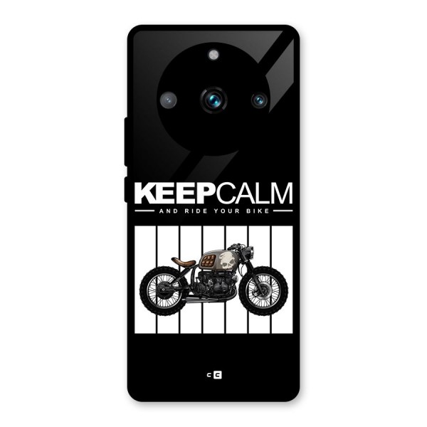 Keeps Calm Glass Back Case for Realme 11 Pro Plus