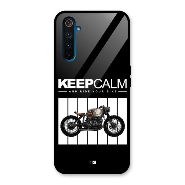 Keeps Calm Glass Back Case for Realme 6 Pro