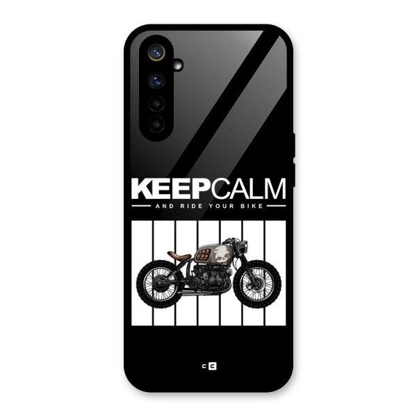 Keeps Calm Glass Back Case for Realme 6i