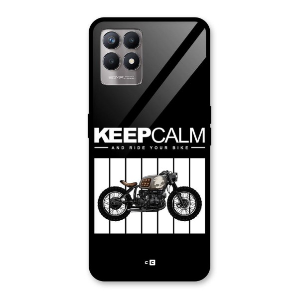 Keeps Calm Glass Back Case for Realme 8i