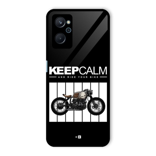 Keeps Calm Glass Back Case for Realme 9i