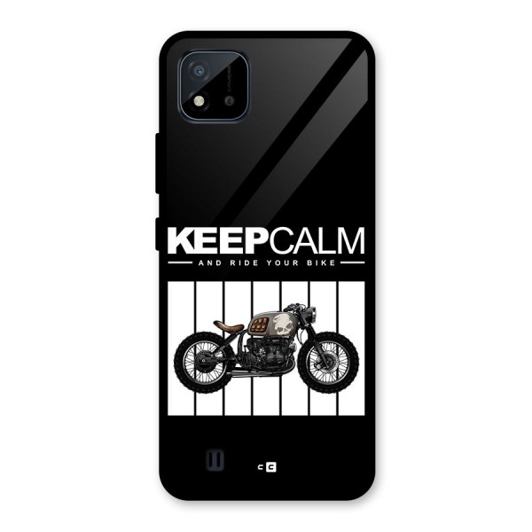 Keeps Calm Glass Back Case for Realme C11 2021