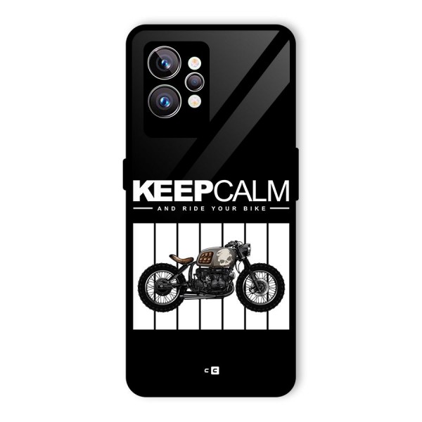 Keeps Calm Glass Back Case for Realme GT2 Pro