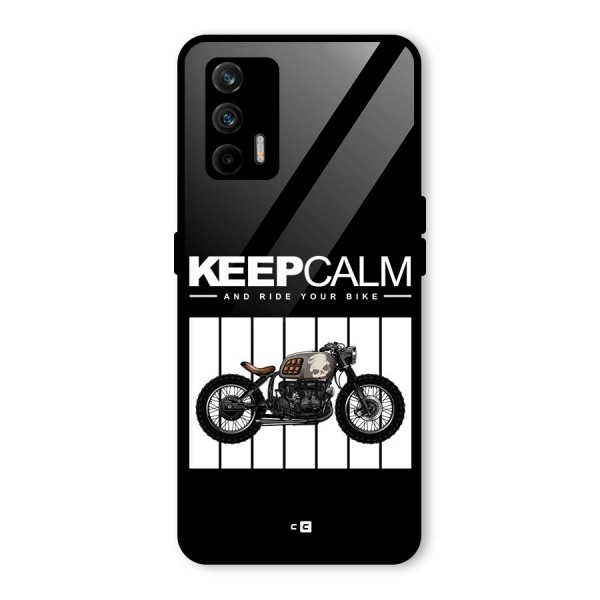 Keeps Calm Glass Back Case for Realme GT 5G