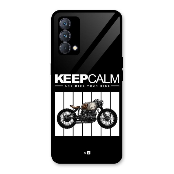 Keeps Calm Glass Back Case for Realme GT Master Edition