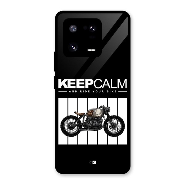 Keeps Calm Glass Back Case for Xiaomi 13 Pro