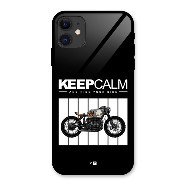 Keeps Calm Glass Back Case for iPhone 11