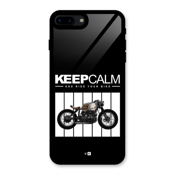 Keeps Calm Glass Back Case for iPhone 7 Plus