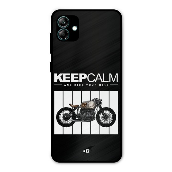 Keeps Calm Metal Back Case for Galaxy A04