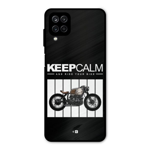 Keeps Calm Metal Back Case for Galaxy A12