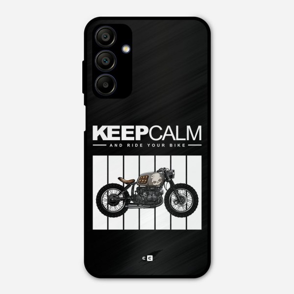 Keeps Calm Metal Back Case for Galaxy A15 5G