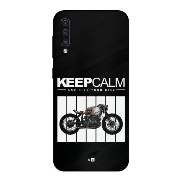 Keeps Calm Metal Back Case for Galaxy A30s