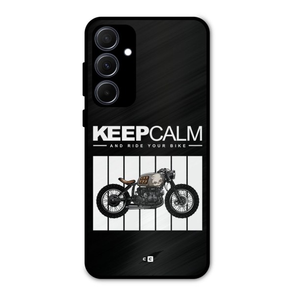 Keeps Calm Metal Back Case for Galaxy A35