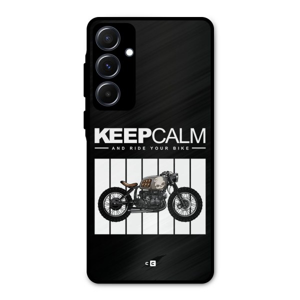 Keeps Calm Metal Back Case for Galaxy A55