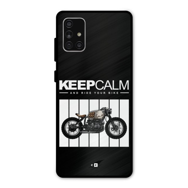 Keeps Calm Metal Back Case for Galaxy A71