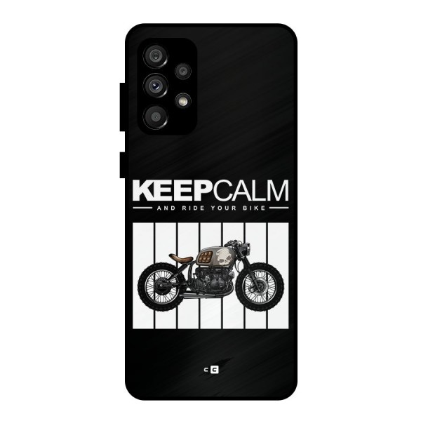 Keeps Calm Metal Back Case for Galaxy A73 5G