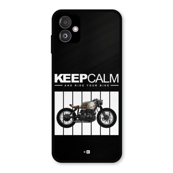 Keeps Calm Metal Back Case for Galaxy F14