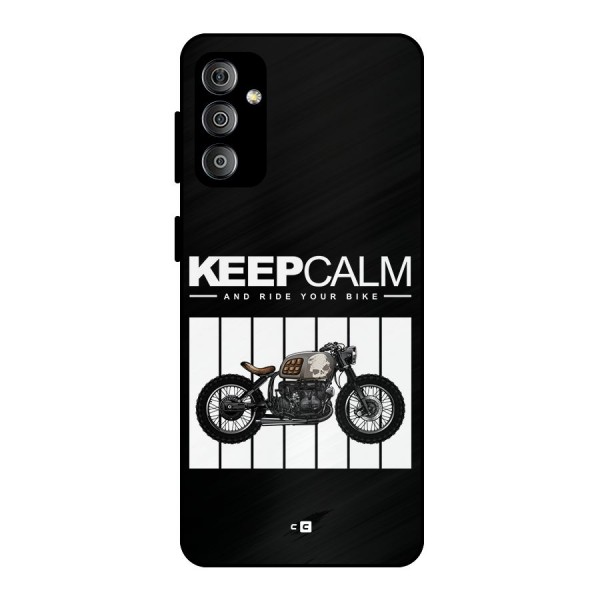 Keeps Calm Metal Back Case for Galaxy F23