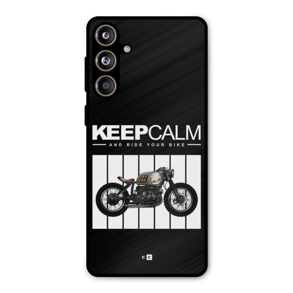 Keeps Calm Metal Back Case for Galaxy F55