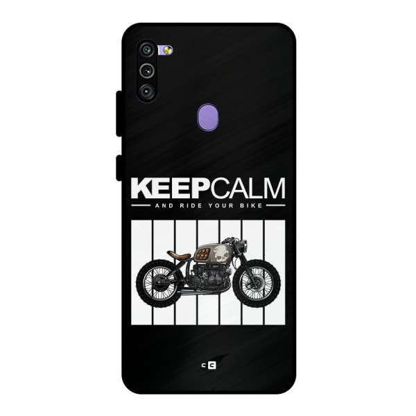 Keeps Calm Metal Back Case for Galaxy M11