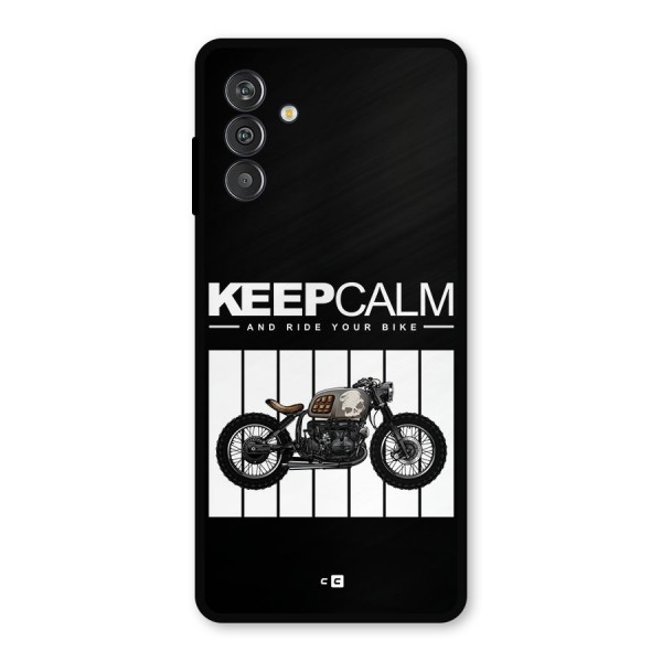 Keeps Calm Metal Back Case for Galaxy M14 5G