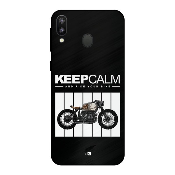 Keeps Calm Metal Back Case for Galaxy M20