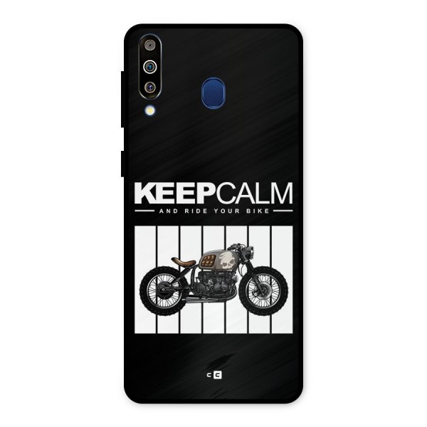 Keeps Calm Metal Back Case for Galaxy M30