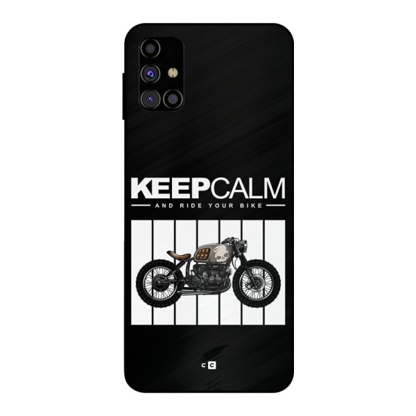 Keeps Calm Metal Back Case for Galaxy M31s