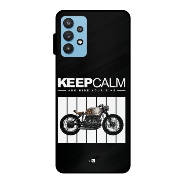 Keeps Calm Metal Back Case for Galaxy M32 5G