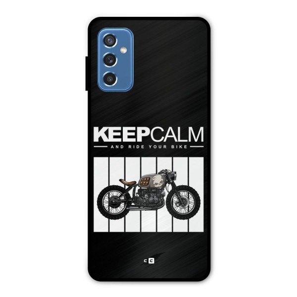 Keeps Calm Metal Back Case for Galaxy M52 5G