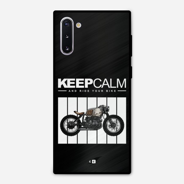 Keeps Calm Metal Back Case for Galaxy Note 10