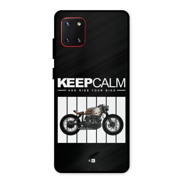 Keeps Calm Metal Back Case for Galaxy Note 10 Lite