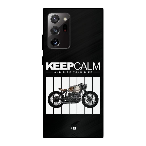 Keeps Calm Metal Back Case for Galaxy Note 20 Ultra