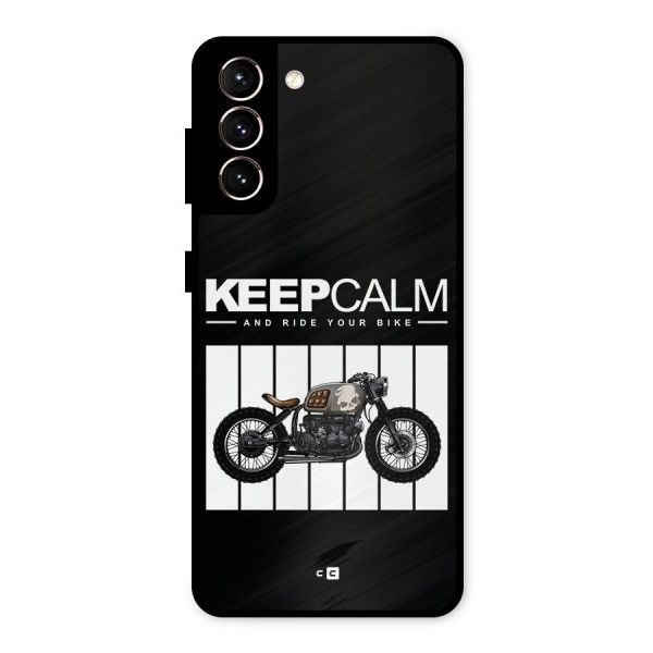 Keeps Calm Metal Back Case for Galaxy S21 5G