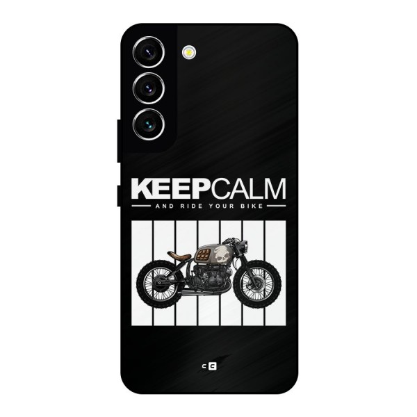 Keeps Calm Metal Back Case for Galaxy S22 5G