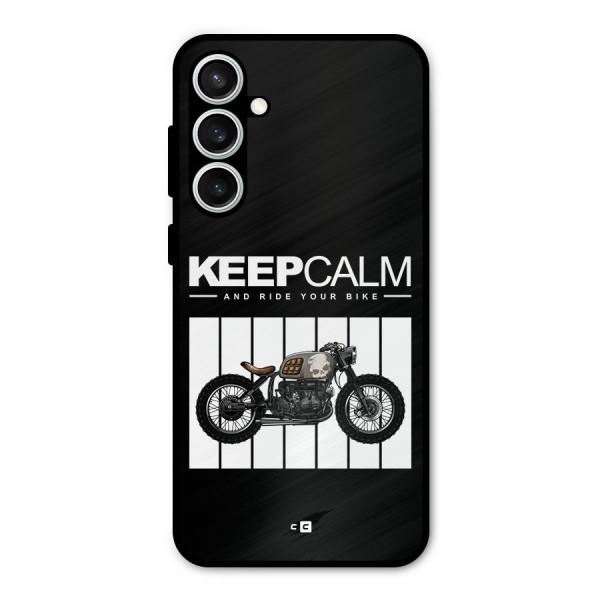 Keeps Calm Metal Back Case for Galaxy S23 FE