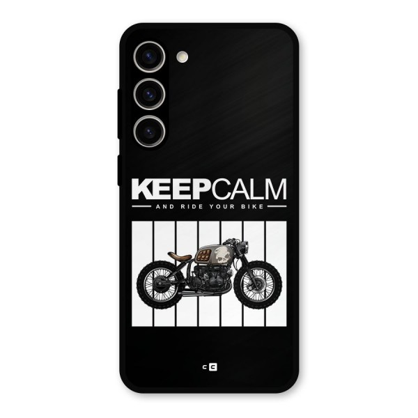 Keeps Calm Metal Back Case for Galaxy S23 Plus