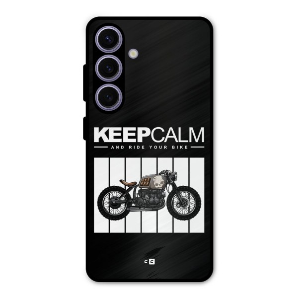 Keeps Calm Metal Back Case for Galaxy S24