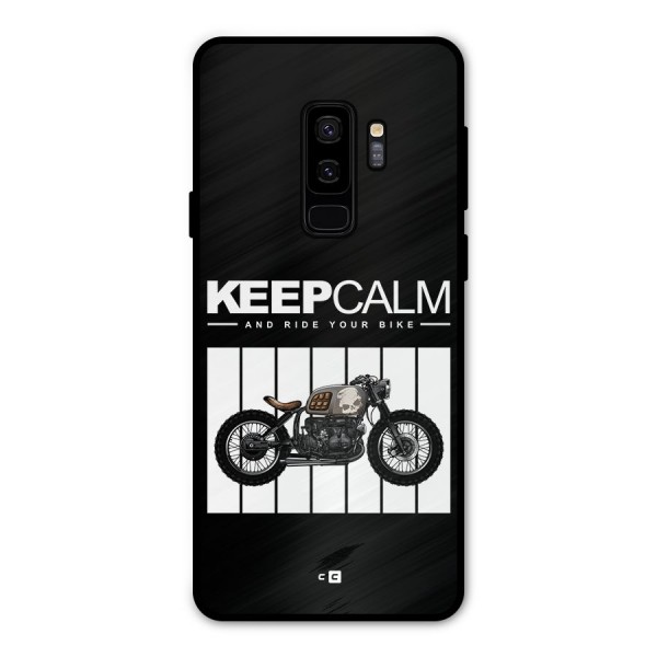 Keeps Calm Metal Back Case for Galaxy S9 Plus