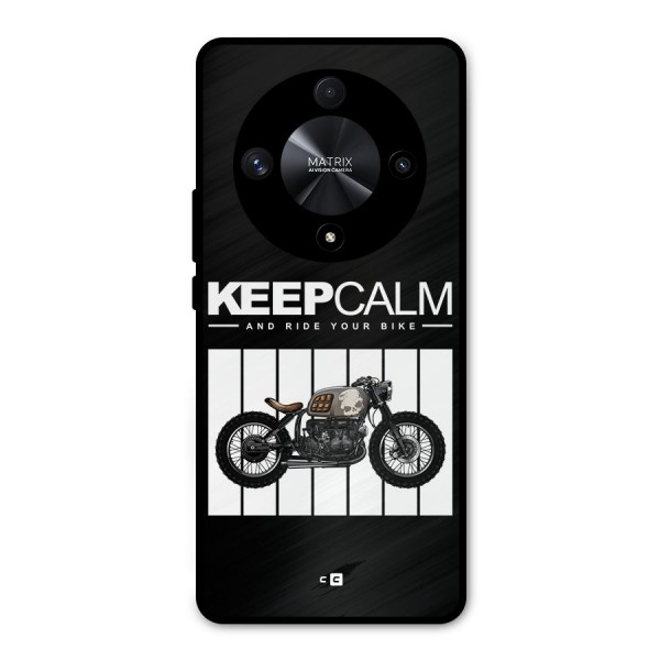 Keeps Calm Metal Back Case for Honor X9b