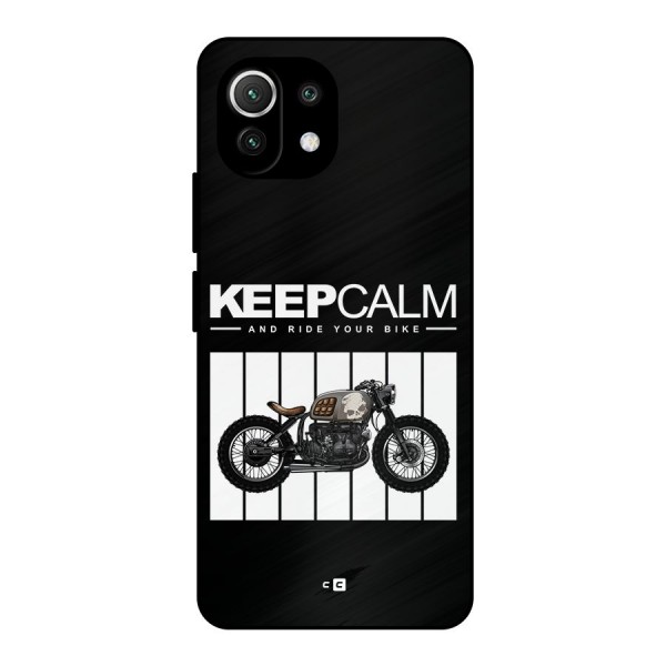 Keeps Calm Metal Back Case for Mi 11 Lite