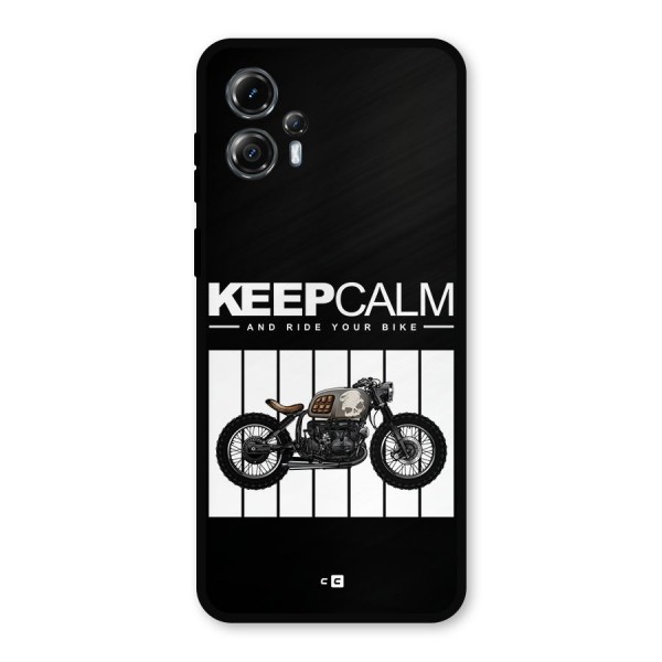 Keeps Calm Metal Back Case for Moto G13