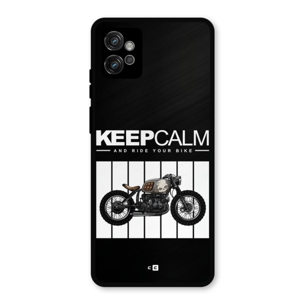 Keeps Calm Metal Back Case for Moto G32