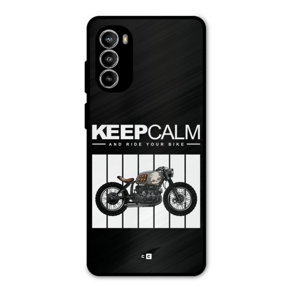 Keeps Calm Metal Back Case for Moto G52