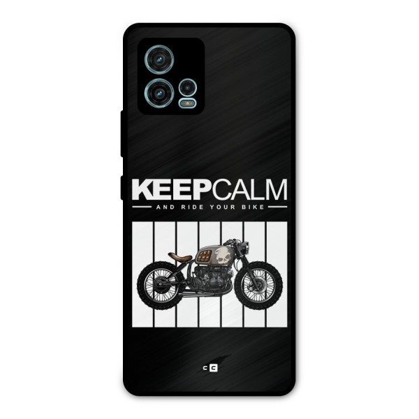 Keeps Calm Metal Back Case for Moto G72