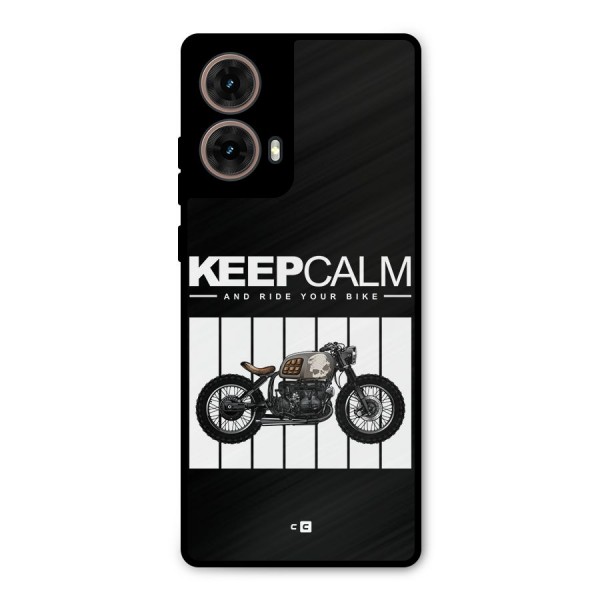 Keeps Calm Metal Back Case for Moto G85