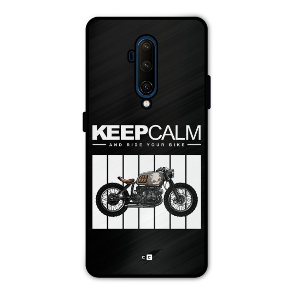 Keeps Calm Metal Back Case for OnePlus 7T Pro